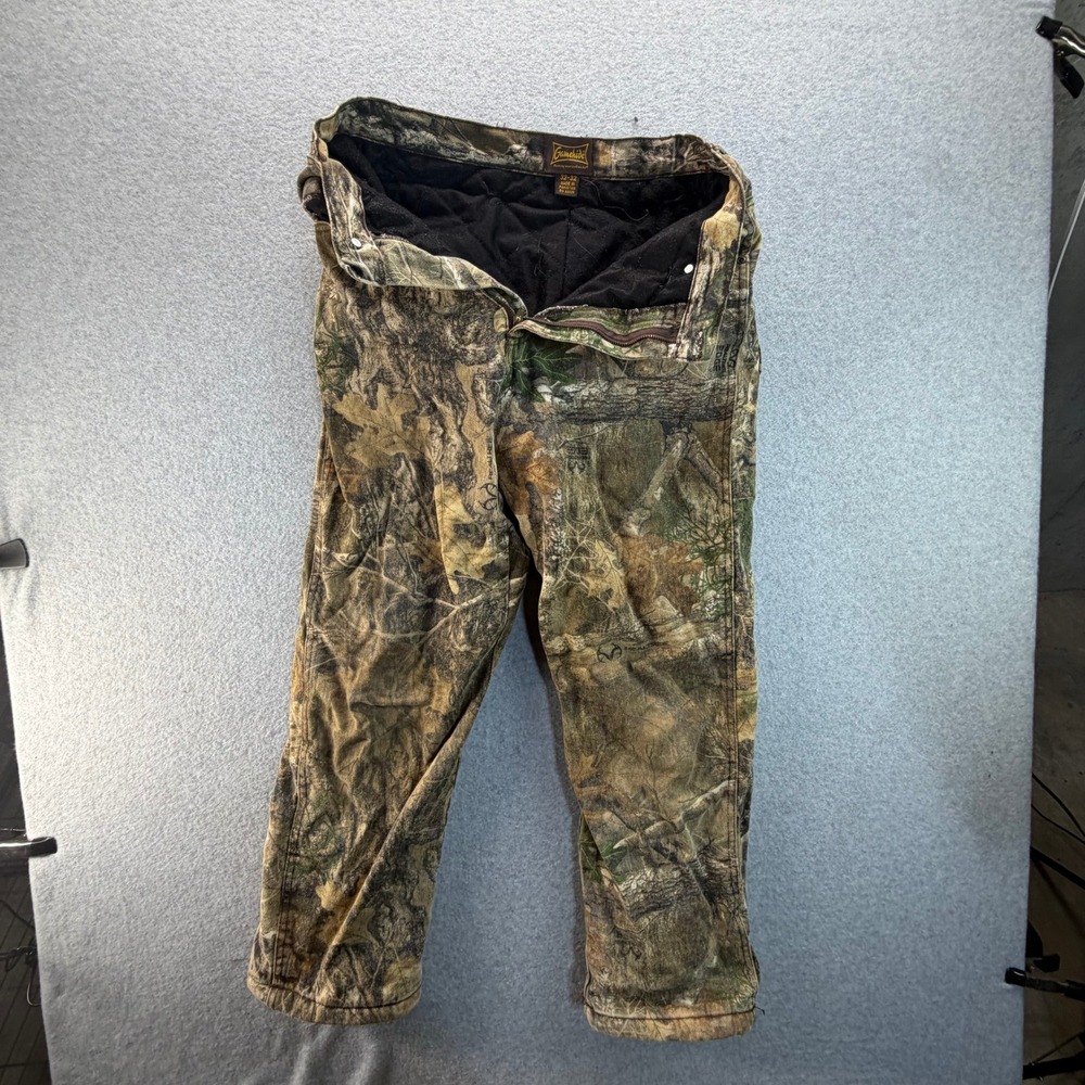 Gamehide Mens Realtree Edge Camo Quilted Insulated Hunting Pants 32x32 RN 88439